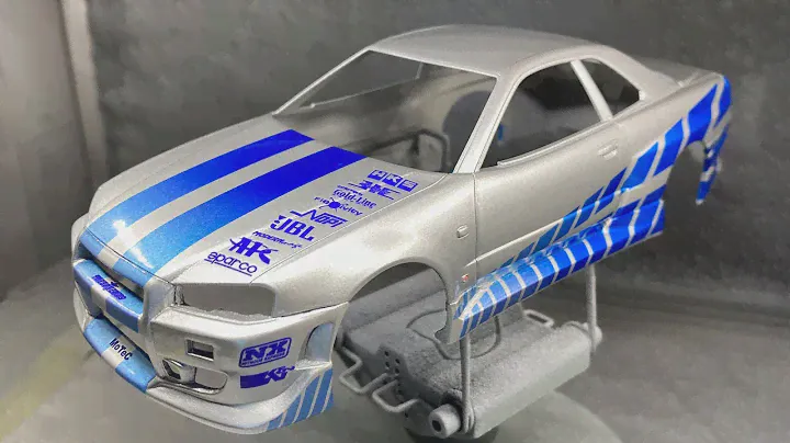 Tamiya: Nissan Skyline R34 GT-R 2 Fast 2 Furious Build Part 2.5