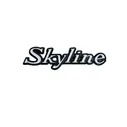 Надпись SKYLINE 16,2х3,4 см / Nissan / Ниссан