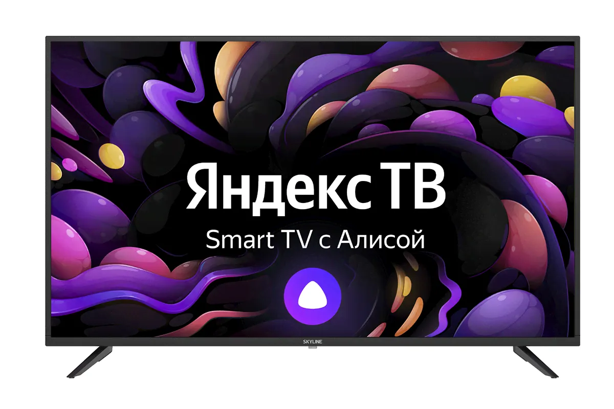 LЕD-телевизор LЕD-телевизор SKYLINE 43LST5975 FHD SMART Яндекс БЕЗРАМОЧНЫЙ