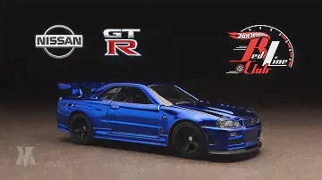 Hot Wheels Nissan GTR RLC - Wheels swap