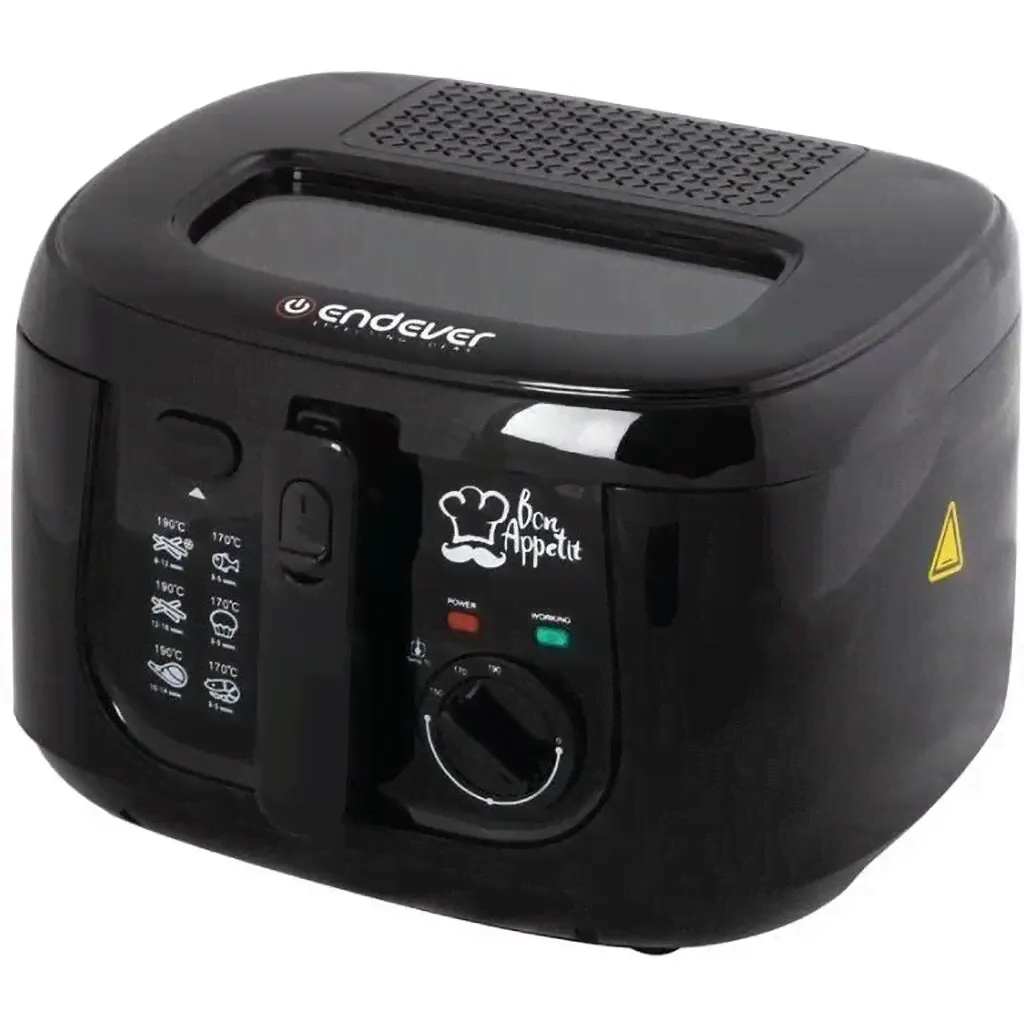 Фритюрница ENDEVER Skyline FR-110, черный 80382