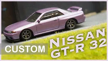 Hot Wheels Custom - Nissan GT-R R32 The Purple Skyline