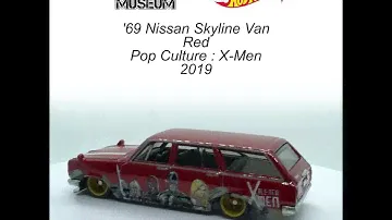 Hot Wheels '69 Nissan Skyline Van - Pop Culture : X-Men