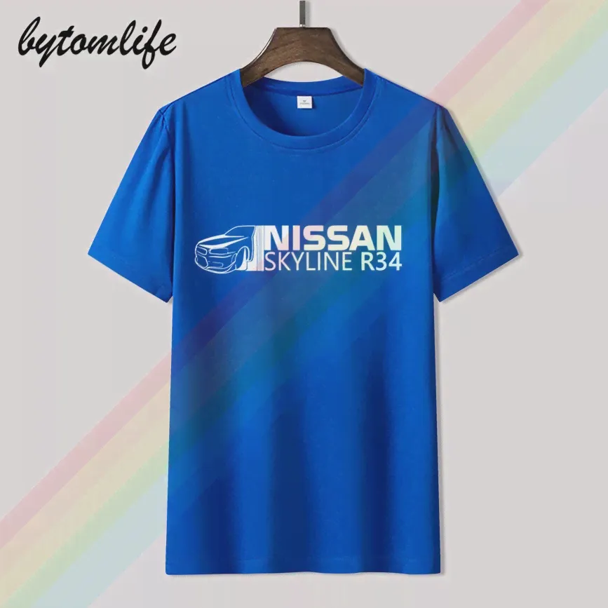 🛍 Мужская футболка Nissan Skyline r34 до 5xl-0